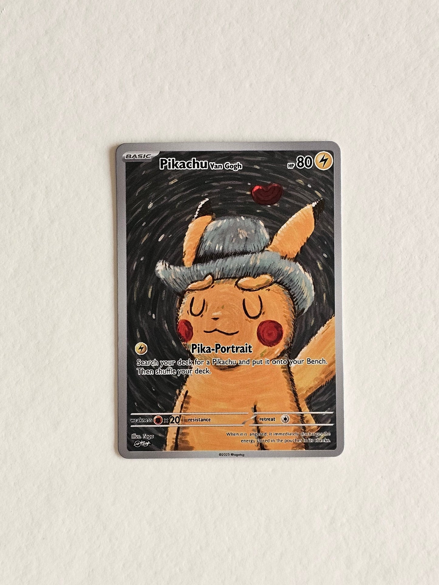 Holo Pikachu Van Gogh