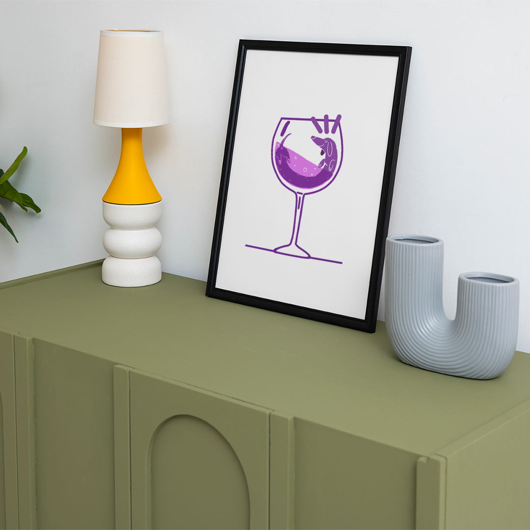 Print Wine therapy