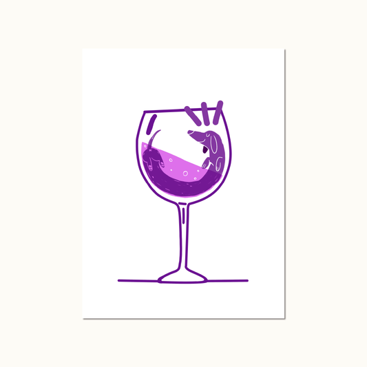 Illust. Wine therapy