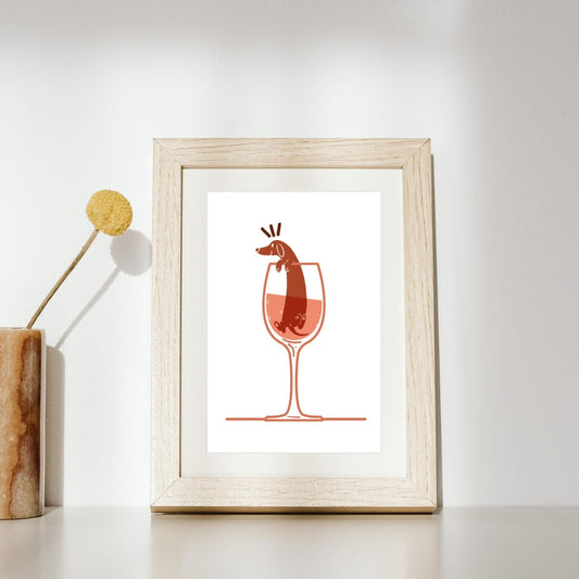 Print Wine therapy - rosé